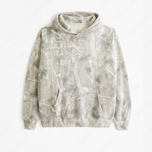Abercrombie and Fitch Essentials Popover Hoodie Camo